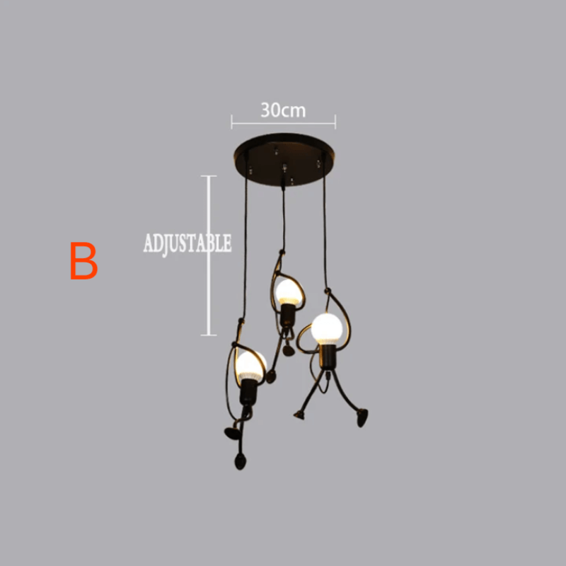Industrialna Lampa Wisząca Retro – Oświetlenie Design