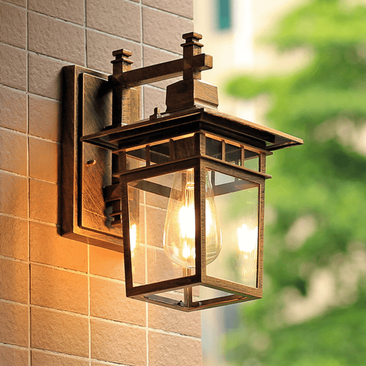 Nowoczesna Lampa Ścienna Zewnętrzna - Oświetlenie Ogrodowe