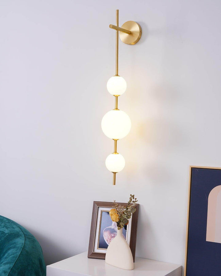 Pionowa Lampa Ścienna Kula