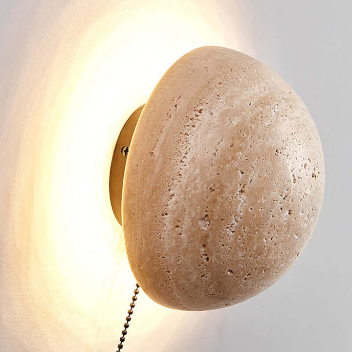 Kremowa Lampa Ścienna w Stylu Skandynawskim