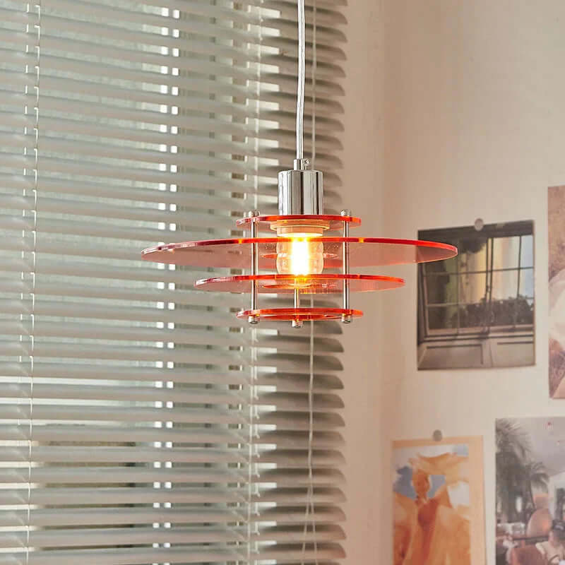 Nowoczesna Lampa Wisząca UFO w Stylu Vintage
