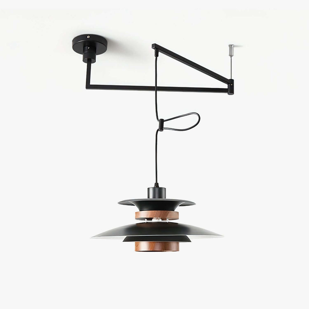 Lampka wisząca obrotowa – skandynawski design