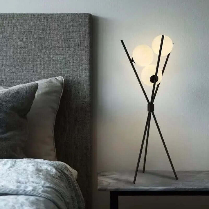 Elegancka lampa podłogowa LED w nowoczesnym stylu