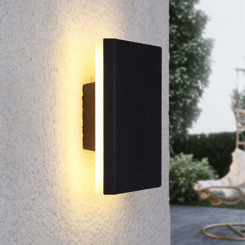 Nowoczesna Zewnętrzna Lampa Ścienna LED Minimalistyczna