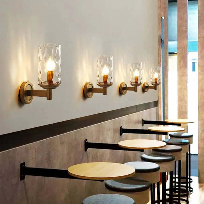 Stylowa lampa ścienna w stylu vintage do salonu lub sypialni