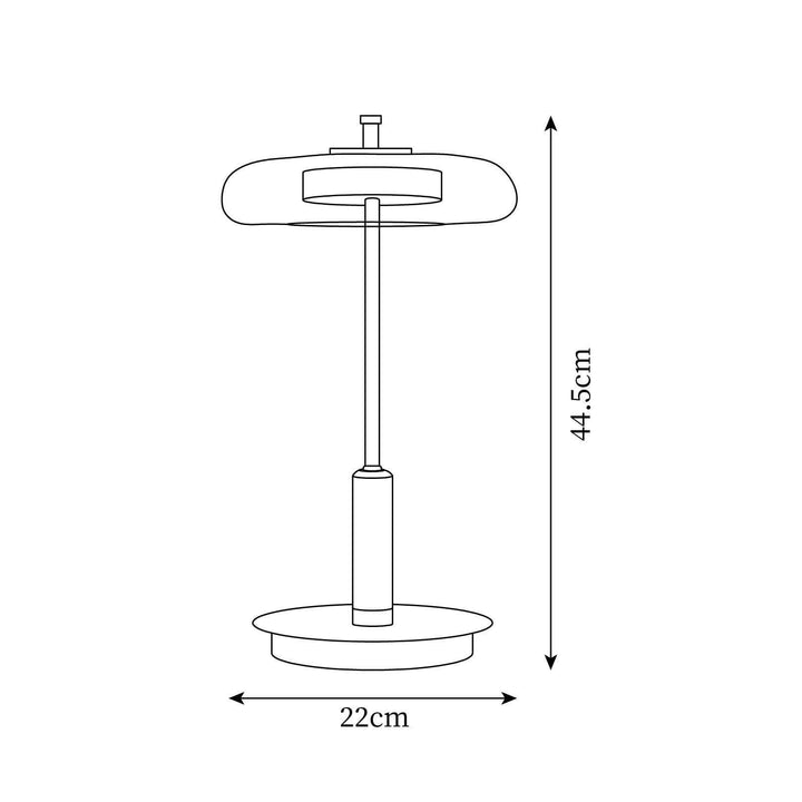 Nowoczesna lampa stołowa LED Ronaldo na biurku