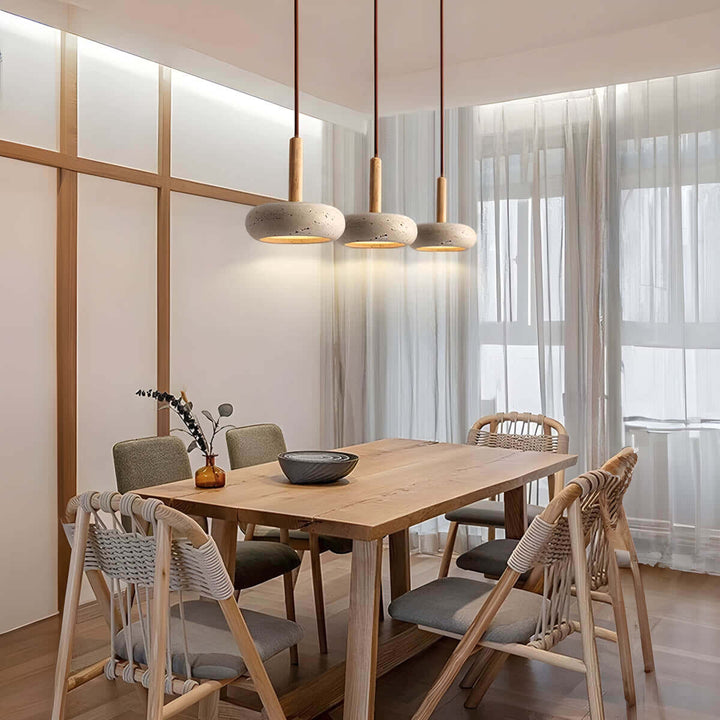 Lampa wisząca Osho z naturalnego kamienia