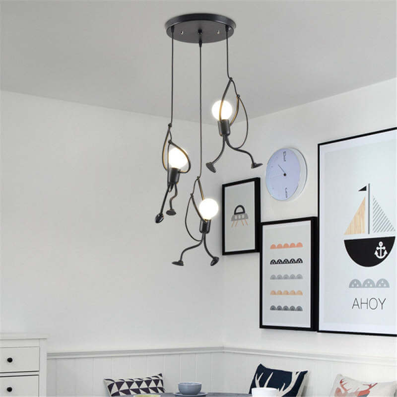 Lampa Wisząca Retro Industrialna Iron Man
