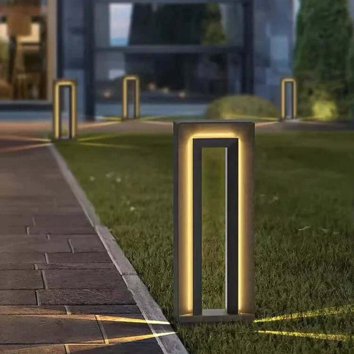 Nowoczesna lampa solarna zewnętrzna LED