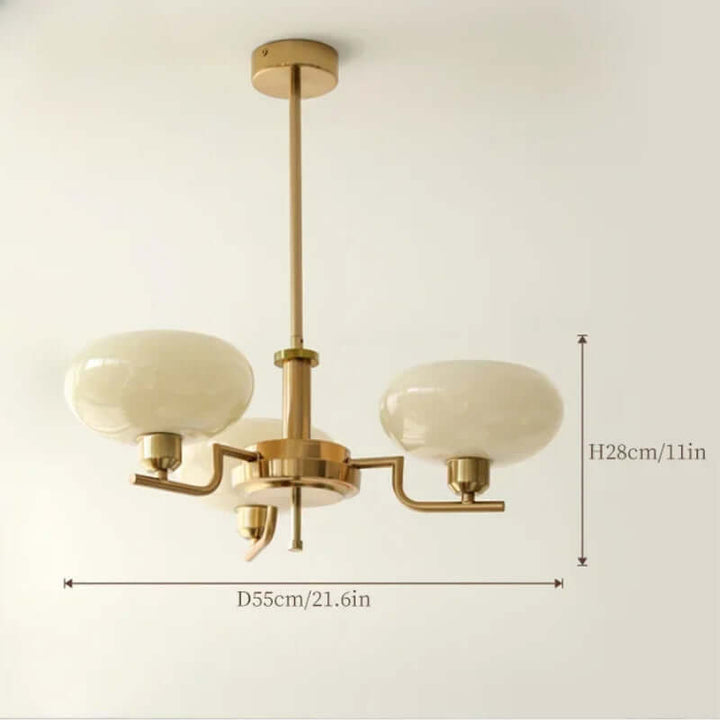Nowoczesna Lampa Sufitowa Bauhaus chromowana biała