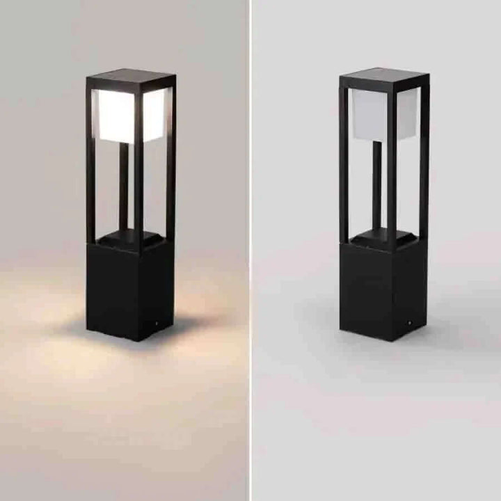 Zewnętrzna Lampa Solarna Cube 60cm - Wydajne Oświetlenie LED
