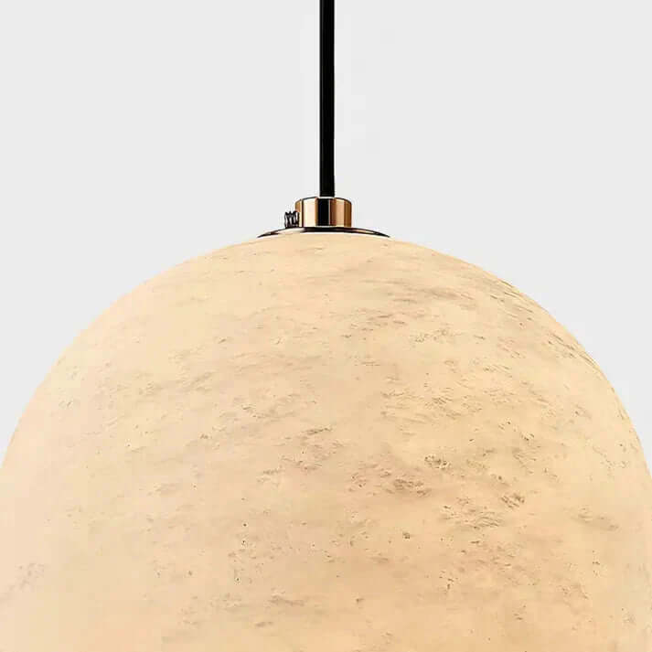 Nordycka Lampa Wisząca Kula z Marmuru i Alabastru