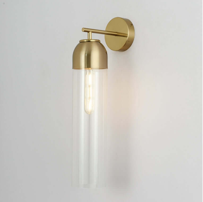 Elegancka Szklana Lampa Ścienna Art Deco