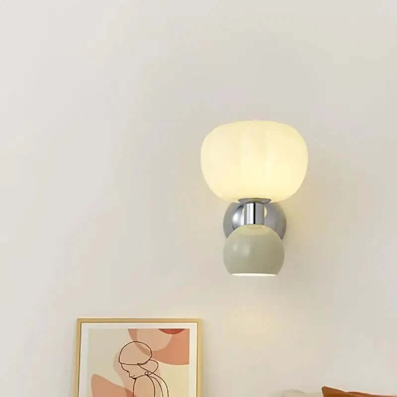 Nowoczesne kremowe kinkiety LED