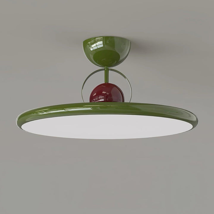 Nowoczesna lampa sufitowa LED - przykład aranżacji