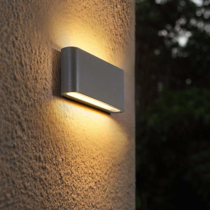 Nowoczesna Zewnętrzna Lampa Ścienna LED - Oświetlenie Góra i Dół