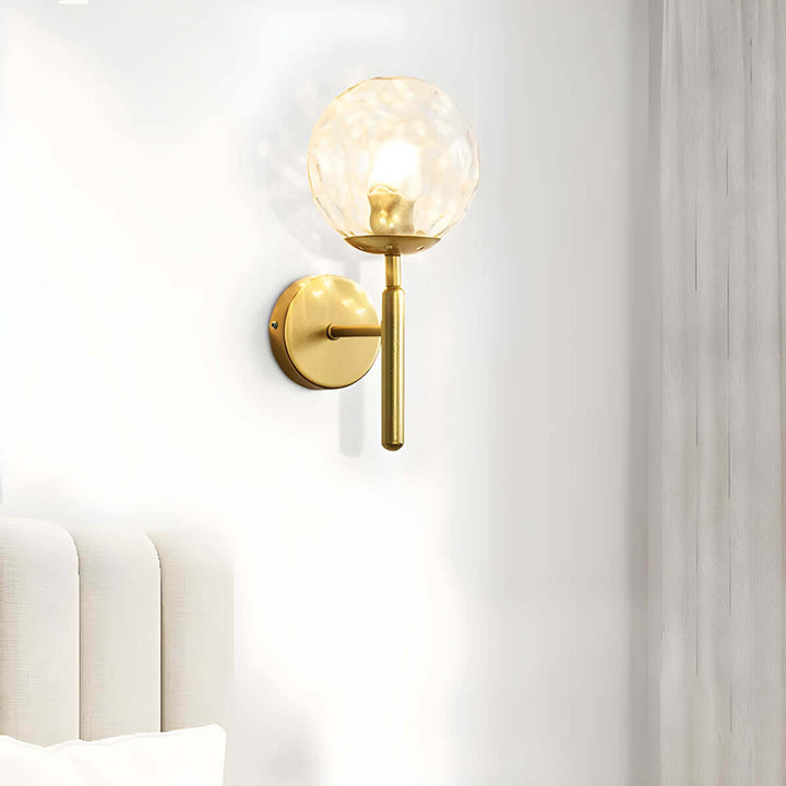 Jasna - Lampa Ścienna z Ręcznie Wykonanego Szkła