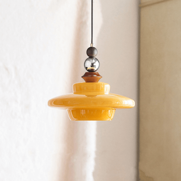 Wisząca Lampa Jadalniana w Stylu Średniowiecznym Beżowa