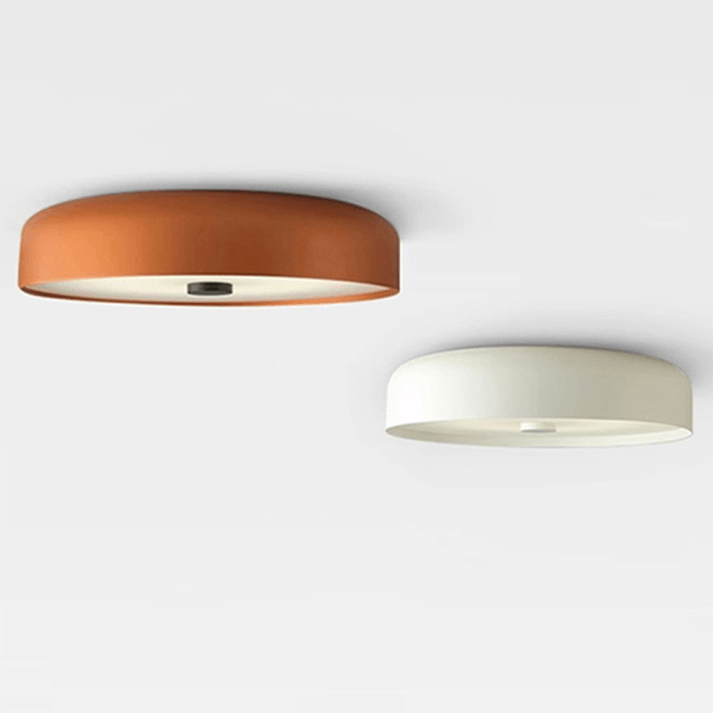 Minimalistyczna Retropłaska Lampa Sufitowa LED do Wnętrz