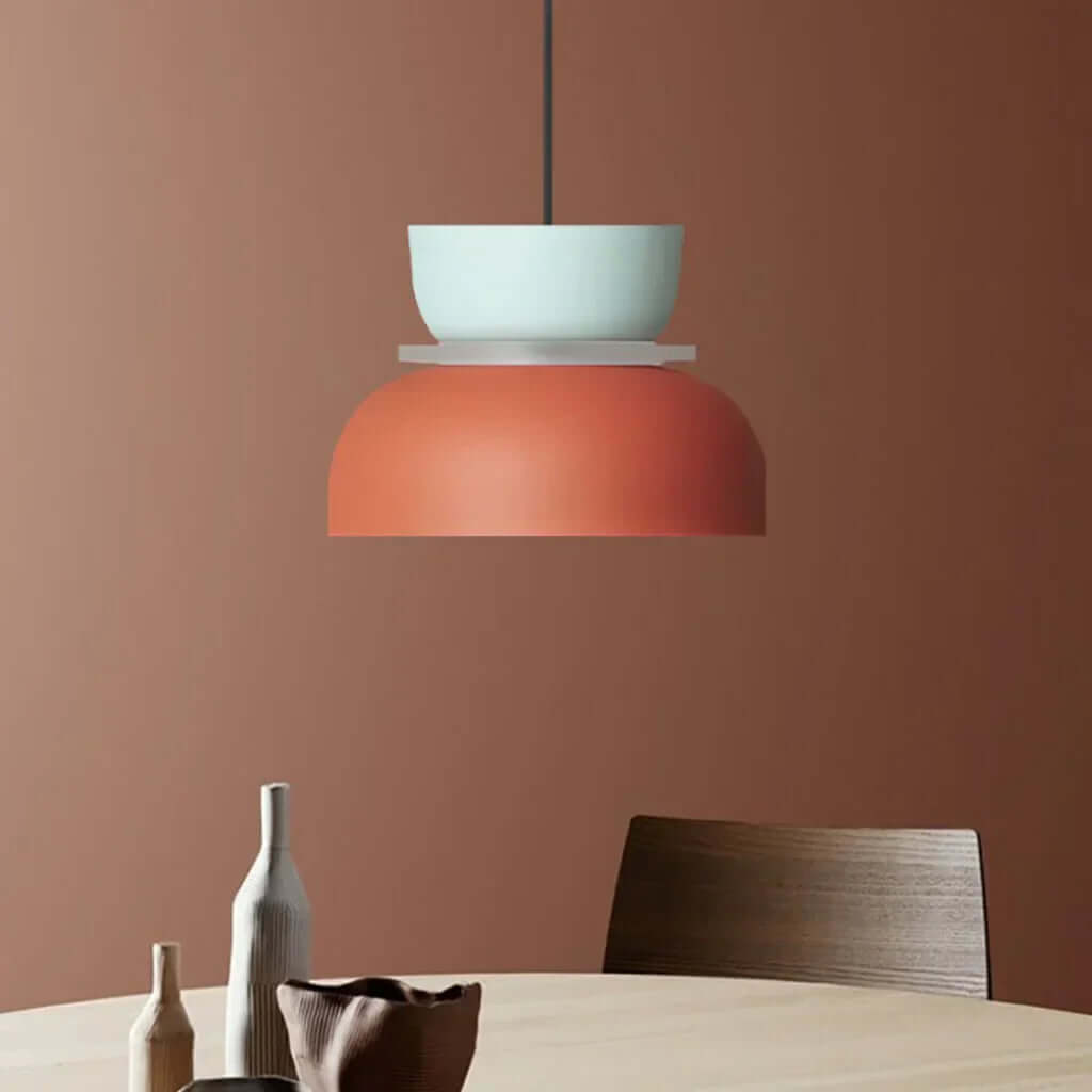 Nordycka lampa wisząca Dulcy z blokami kolorów
