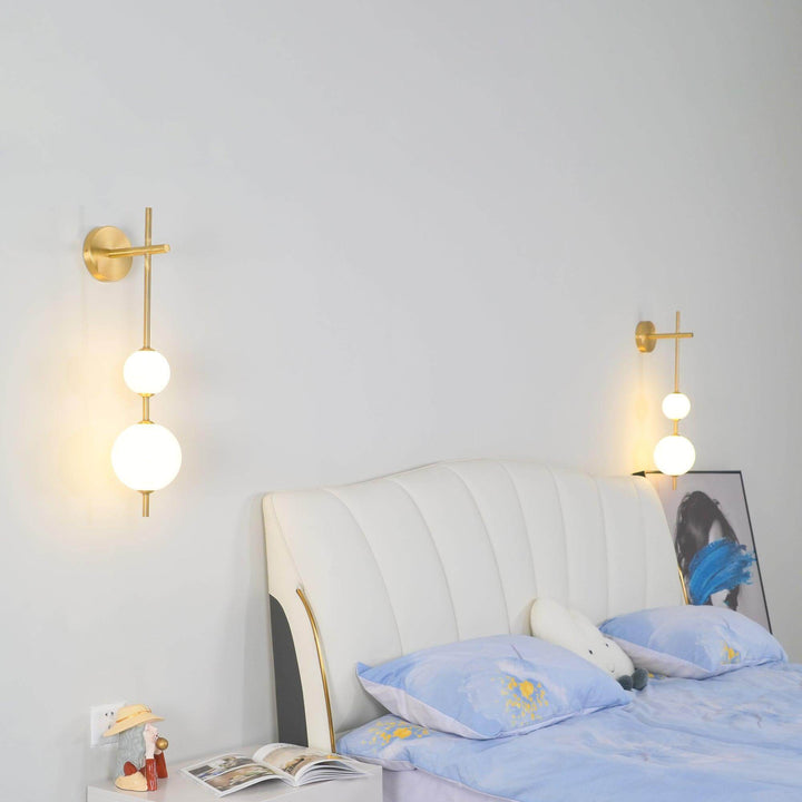 Pionowa Lampa Ścienna Kula