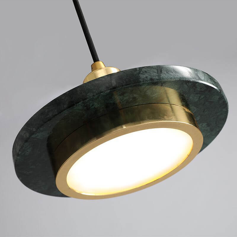 Nowoczesna, Prosta Lampa Wisząca z Marmuru