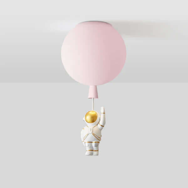 Nowoczesna lampa sufitowa LED Księżyc/Astronauci