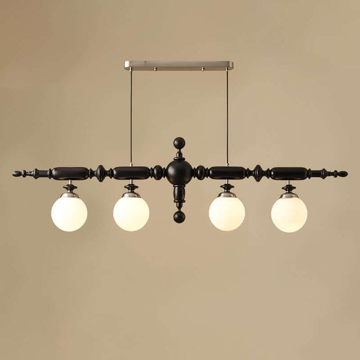 Oświetlenie wiszące Cambridge z drewna i metalu