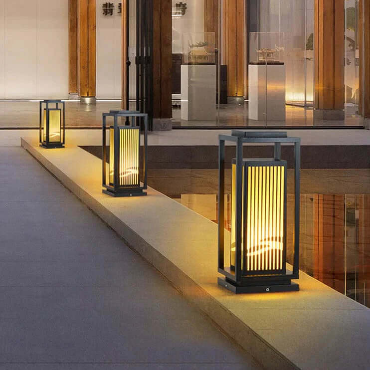 Zewnętrzna Lampa Solarna - Nowoczesne Oświetlenie Ogrodowe