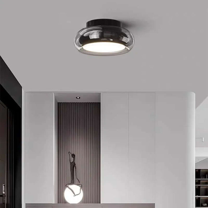Oprawa sufitowa LED w stylu vintage z akrylu, mała