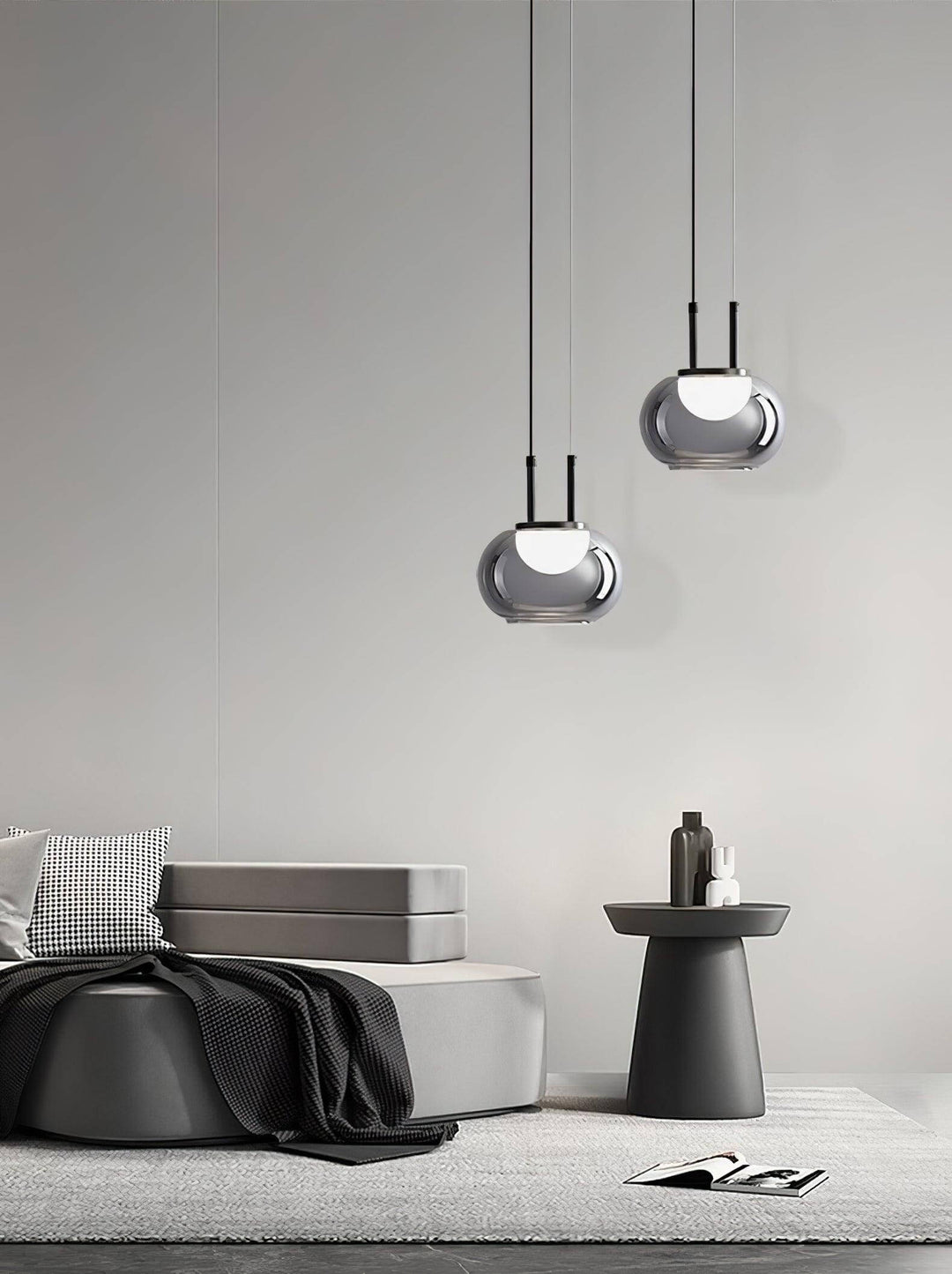 Lampa wisząca Halo - zbliżenie na klosz
