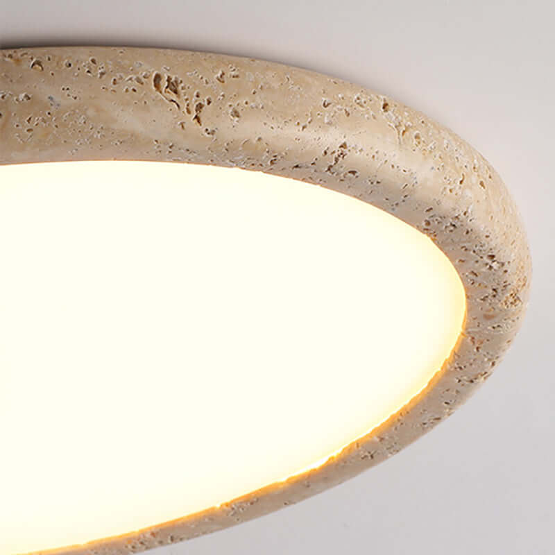 Lampa LED sufitowa z naturalnym kamieniem