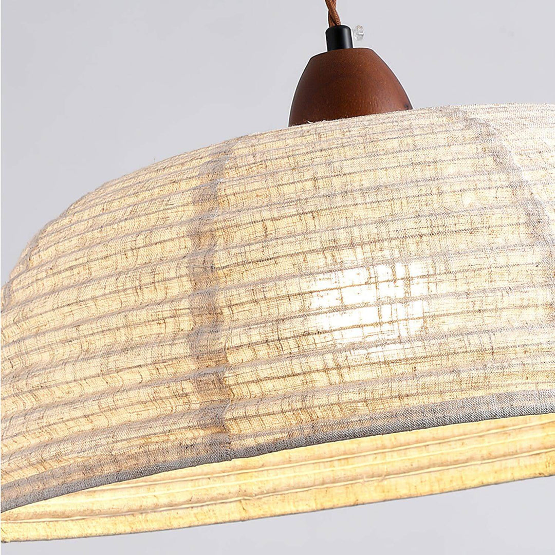 Lampa wisząca z prostokątnym kloszem
