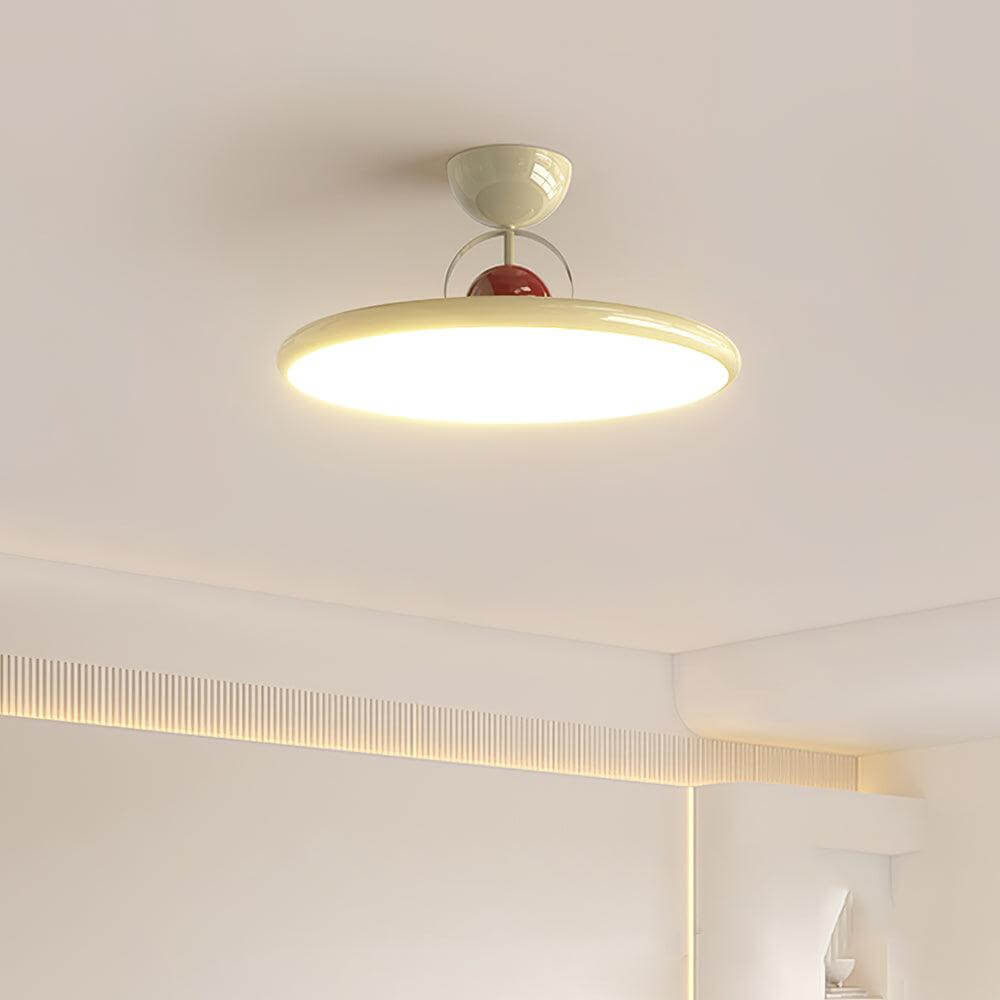 Nowoczesna lampa sufitowa LED instalacja