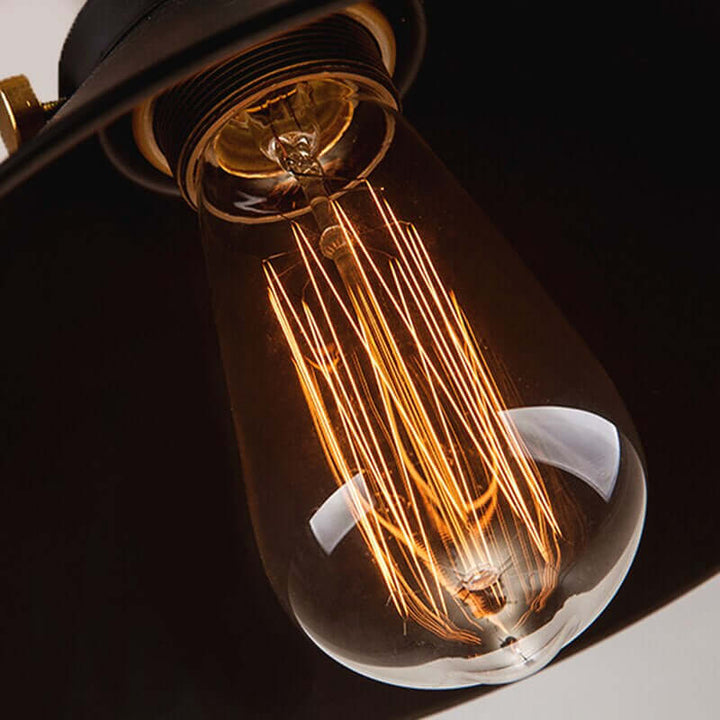 Mosiężna stożkowa lampa wisząca