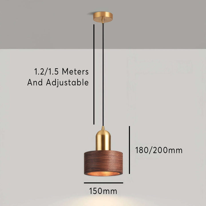 Oświetlenie Cylindryczne Wiszące, Design Japoński