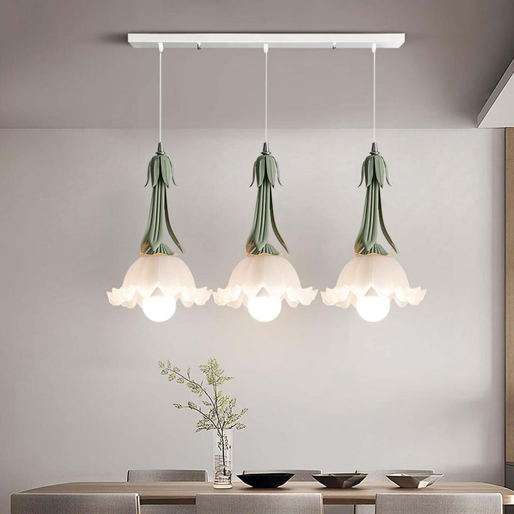 Lampa Wisząca Kwiatowa - Eleganckie Oświetlenie Wnętrza