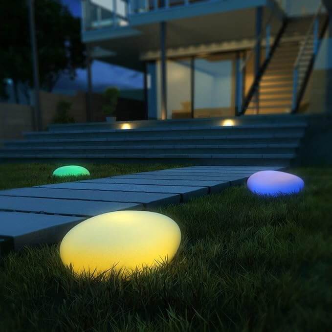 Lampa ogrodowa Kamyk