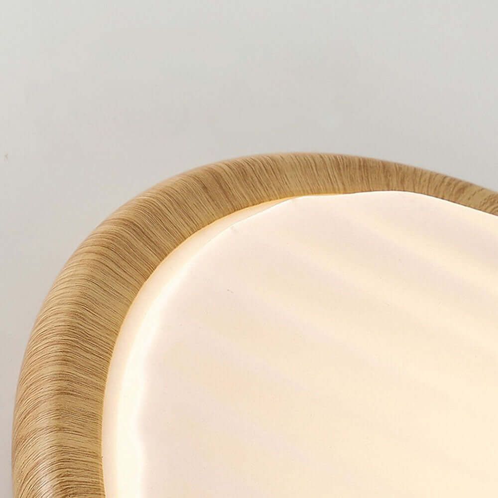 Lampa sufitowa LED z giętego drewna idealna do sypialni