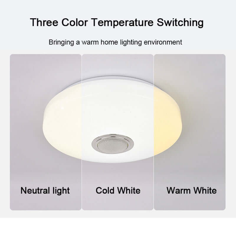 Nowoczesna inteligentna lampa sufitowa RGB