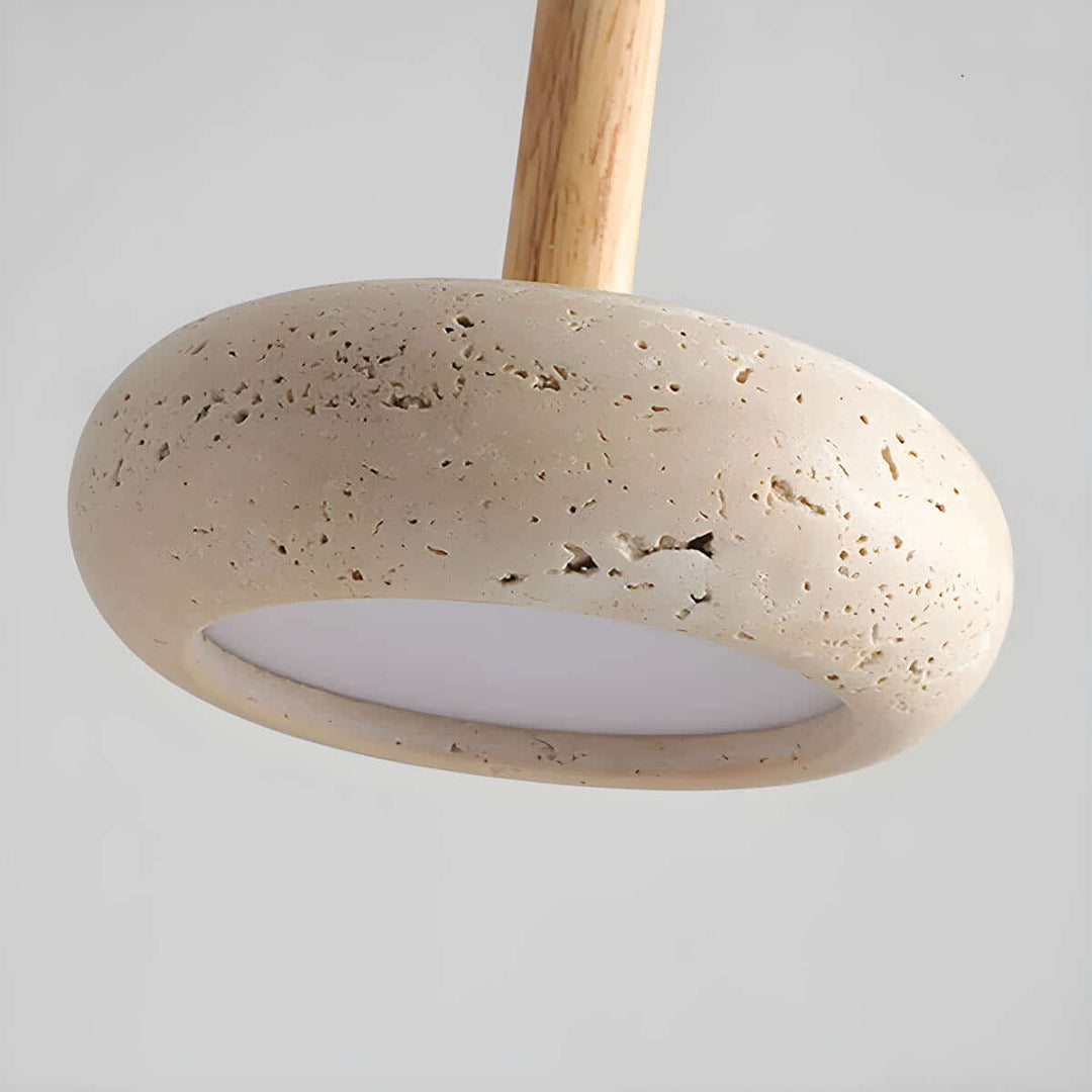 Lampa wisząca Osho z naturalnego kamienia