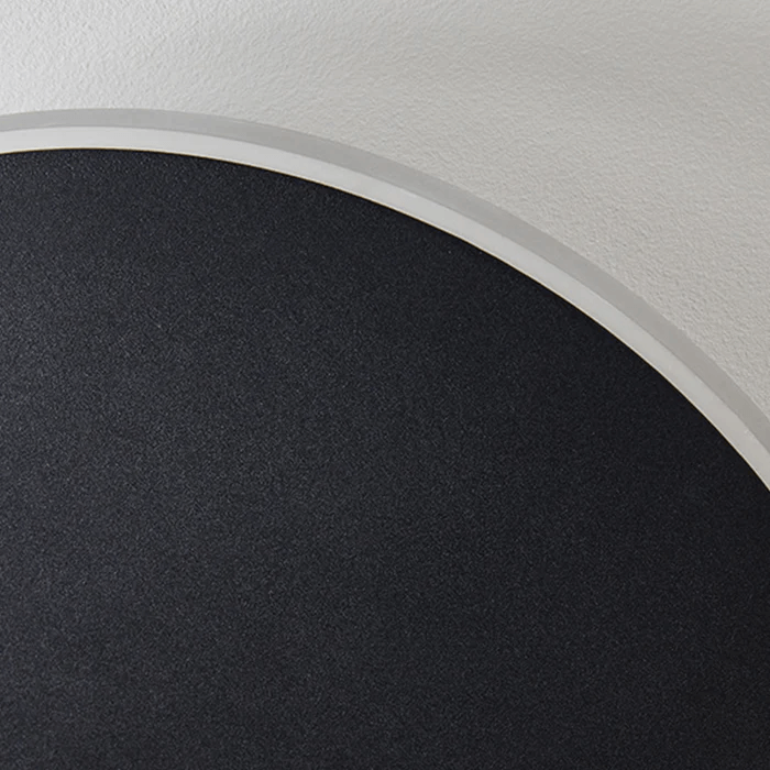 Okrągła Zewnętrzna Lampa Ścienna LED - Minimalistyczne Oświetlenie