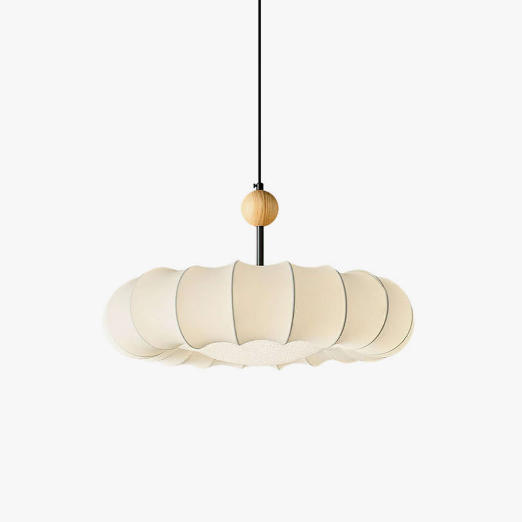 Lampa wisząca Winnie Veil w sypialni