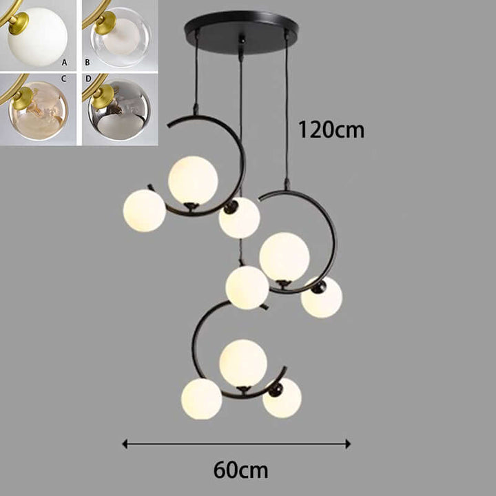 Nowoczesna Lampa Wisząca LED do Dekoracji Wnętrz