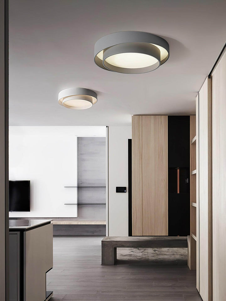 Lampa sufitowa LED w minimalistycznym wystroju