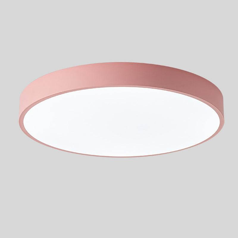 Okrągła Lampa Sufitowa LED Nordic Wood – Nowoczesne Oświetlenie