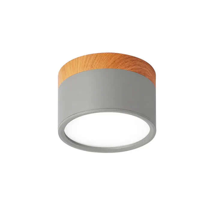 Cylindryczna lampa sufitowa LED – nowoczesne oświetlenie korytarza