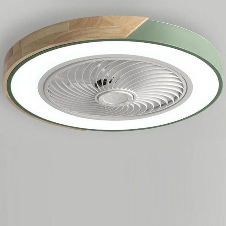 Wentylator Sufitowy LED Okrągły Kwadratowy Cichy