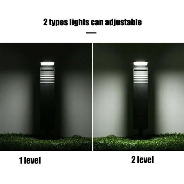 Nowoczesna Lampa Solarna Zewnętrzna LED