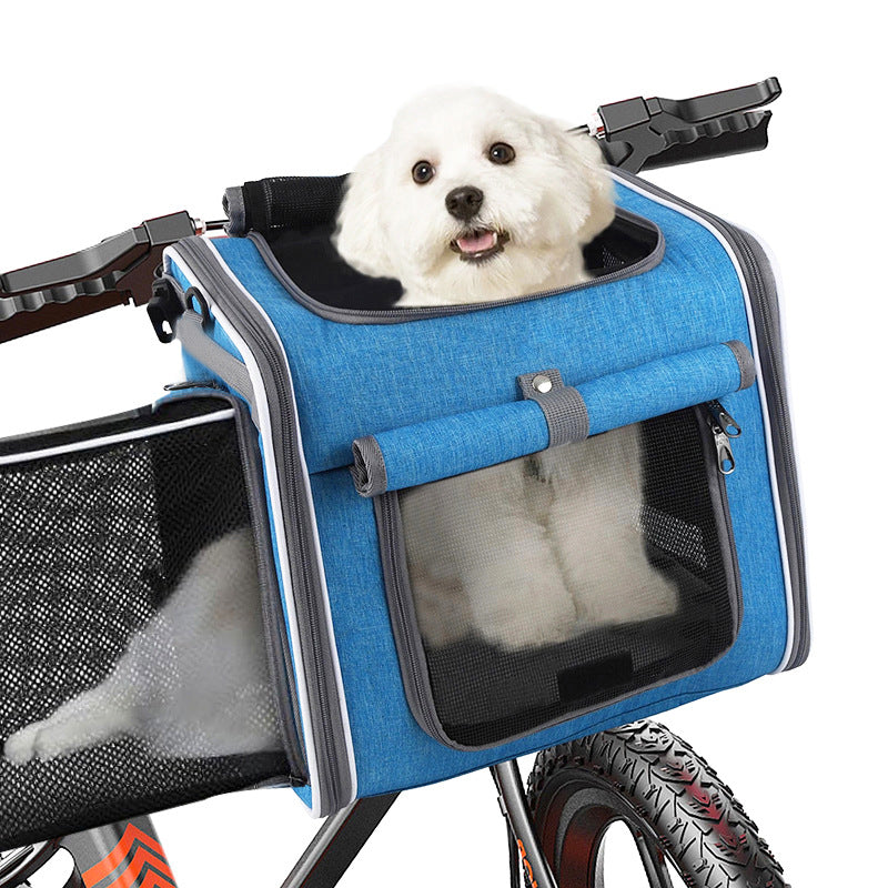 Torba Transportowa 3w1 dla Psa na Rower – Bezpieczeństwo i Komfort